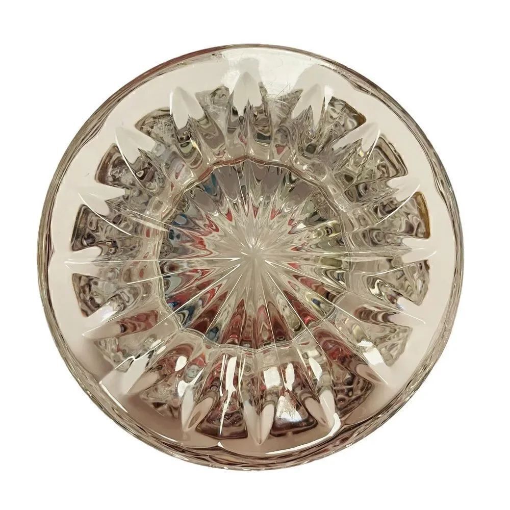 Vintage Hofbauer Byrdes Crystal Red Candy Dish - Picture 4 of 7